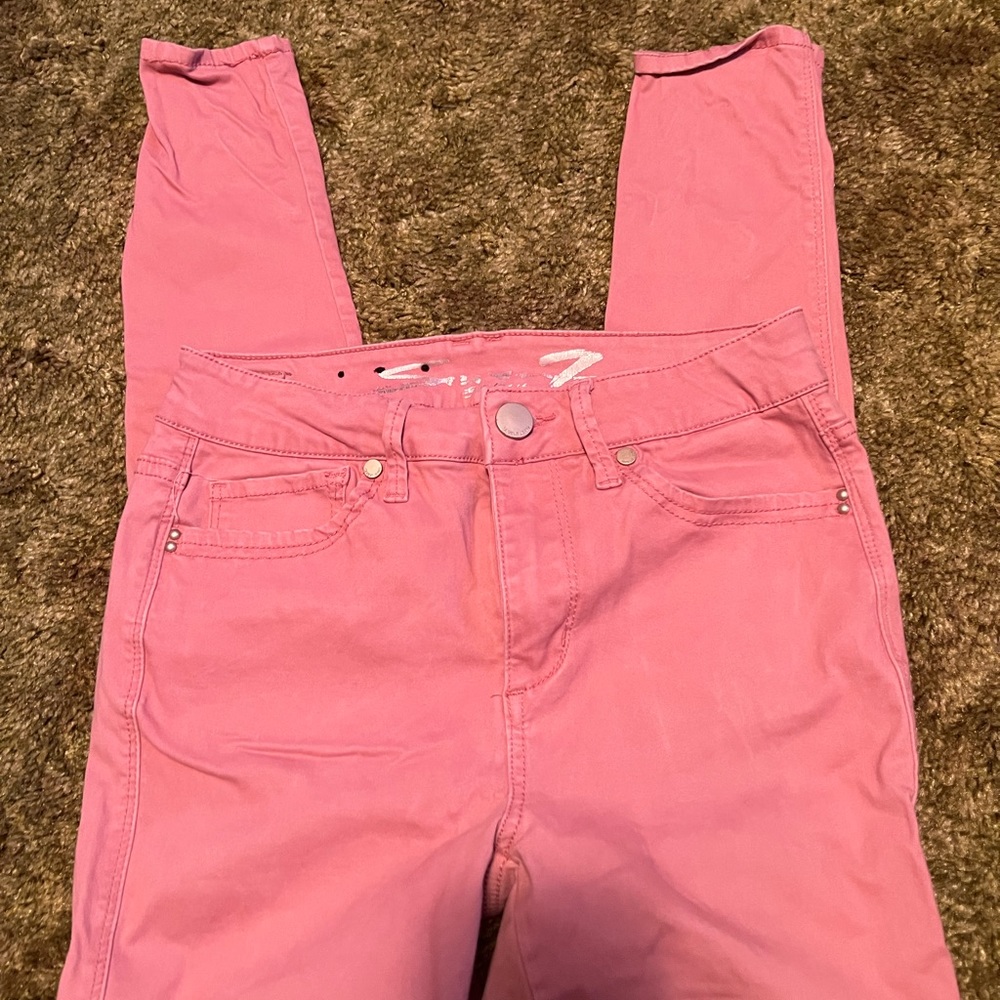 Seven 7 Dusty Rose Pink jeans